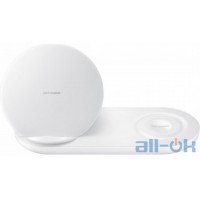 Бездротовий зарядний пристрій Samsung Duo Wireless Charger Multi White (EP-N6100TWRGRU)