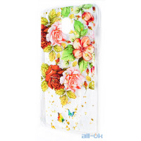 Чохол Deep Shine Flowers Case для Xiaomi Redmi 8a Rose