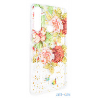 Чохол Deep Shine Flowers Case для Xiaomi Redmi Note 8 Rose