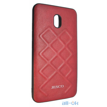 Чохол Jesco Leather Case для Xiaomi Redmi 8a Red