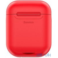 Кейси для навушників і гарнітур Baseus Wireless Charger Red (WIAPPOD-09)