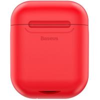 Кейси для навушників і гарнітур Baseus Wireless Charger Red (WIAPPOD-09)