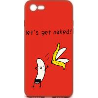 Чохол-накладка TOTO Cartoon Soft Silicone TPU Case Apple iPhone 7/8 Banana Red