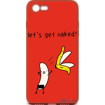 Чохол-накладка TOTO Cartoon Soft Silicone TPU Case Apple iPhone 7/8 Banana Red