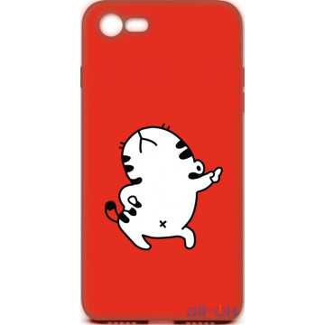Чохол-накладка TOTO Cartoon Soft Silicone TPU Case Apple iPhone 7/8 Cat Red