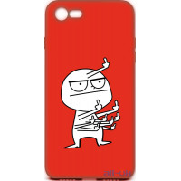 Чохол-накладка TOTO Cartoon Soft Silicone TPU Case Apple iPhone 7/8 FK9 Red