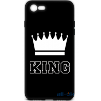 Чохол-накладка TOTO Cartoon Soft Silicone TPU Case Apple iPhone 7/8 King Black