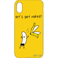 Чохол-накладка TOTO Cartoon Soft Silicone TPU Case Apple iPhone X/XS Banana Yellow