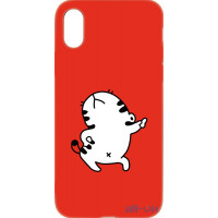 Чохол-накладка TOTO Cartoon Soft Silicone TPU Case Apple iPhone X/XS Cat Red