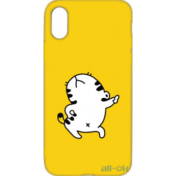 Чохол-накладка TOTO Cartoon Soft Silicone TPU Case Apple iPhone X/XS Cat Yellow