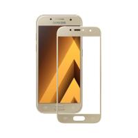 Захисне скло для Samsung J530 з рамкою Gold