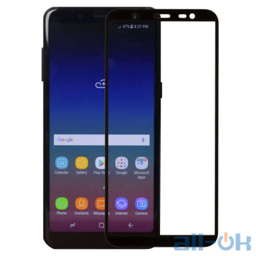Захисне скло Full Screen для Samsung J810 (J8-2018) Black