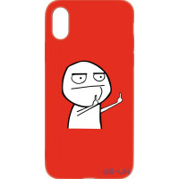 Чохол-накладка TOTO Cartoon Soft Silicone TPU Case Apple iPhone X/XS FK2 Red