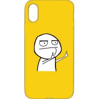 Чохол-накладка  TOTO Cartoon Soft Silicone TPU Case Apple iPhone X/XS FK2 Yellow