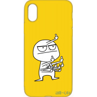 Чохол-накладка TOTO Cartoon Soft Silicone TPU Case Apple iPhone X/XS FK9 Yellow