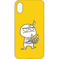 Чохол-накладка TOTO Cartoon Soft Silicone TPU Case Apple iPhone X/XS FK9 Yellow