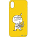 Чохол-накладка TOTO Cartoon Soft Silicone TPU Case Apple iPhone X/XS FK9 Yellow — інтернет магазин All-Ok. фото 1
