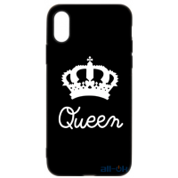 Чохол-накладка TOTO Cartoon Soft Silicone TPU Case Apple iPhone X/XS Queen Black