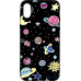 Чохол-накладка TOTO Cartoon Soft Silicone TPU Case Apple iPhone X/XS Space Planets Black — інтернет магазин All-Ok. фото 1