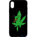 Чохол-накладка TOTO Cartoon Soft Silicone TPU Case Apple iPhone XS Max Cannabis Black — інтернет магазин All-Ok. фото 1
