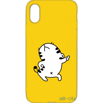 Чохол-накладка TOTO Cartoon Soft Silicone TPU Case Apple iPhone XS Max Cat Yellow
