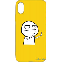 Чохол-накладка TOTO Cartoon Soft Silicone TPU Case Apple iPhone XS Max FK2 Yellow