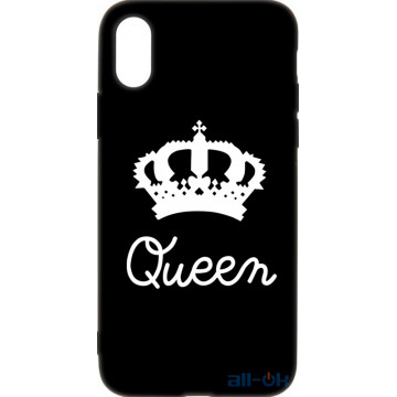 Чохол-накладка TOTO Cartoon Soft Silicone TPU Case Apple iPhone XS Max Queen Black
