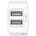 Мережевий зарядний пристрій Baseus USB Wall Charger 2xUSB 2.1A Mini Dual-U White (CCALL-MN02) — інтернет магазин All-Ok. фото 2