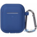 Кейс TOTO Plain Cover With Stripe Style Case AirPods Blue — інтернет магазин All-Ok. фото 1