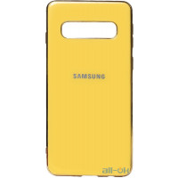 Чохол-накладка TOTO Electroplate TPU Case Samsung Galaxy S10 Plus Yellow