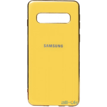 Чохол-накладка TOTO Electroplate TPU Case Samsung Galaxy S10 Plus Yellow