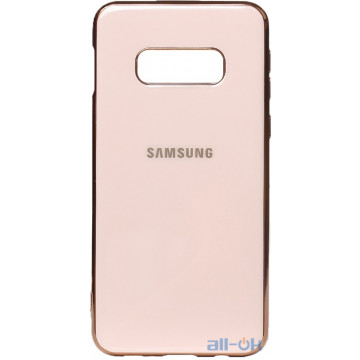 Чохол-накладка TOTO Electroplate TPU Case Samsung Galaxy S10e Rose Gold