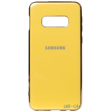 Чохол-накладка TOTO Electroplate TPU Case Samsung Galaxy S10e Yellow