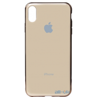 Чохол-накладка TOTO Electroplate TPU Case Apple iPhone X/XS Gold