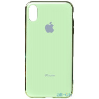 Чохол-накладка TOTO Electroplate TPU Case Apple iPhone X/XS Green