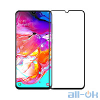Захисне скло 3D для Samsung A705 (A70) Black