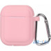 Кейс TOTO Plain Cover With Stripe Style Case AirPods Pink — інтернет магазин All-Ok. фото 1