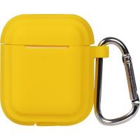 Кейс TOTO Plain Cover With Stripe Style Case AirPods Yellow