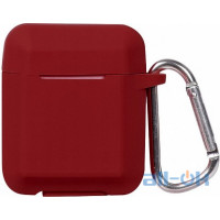 Кейс TOTO Plain Ling Angle Case AirPods Wine Red