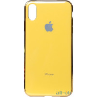 Чохол-накладка TOTO Electroplate TPU Case Apple iPhone X/XS Yellow