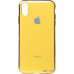 Чохол-накладка TOTO Electroplate TPU Case Apple iPhone X/XS Yellow — інтернет магазин All-Ok. фото 1