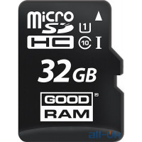 Карта пам'яті Goodram microSDHC class 10 UHS-1 SD adapter Card reader Type-C 32Gb