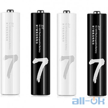Набір акумуляторів Xiaomi ZMI ZI7 Rechargeable AAA 700mAh Ni-MH Batteries (HR03) (4 шт) (NQD4003RT)
