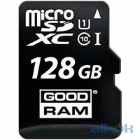 Карта пам'яті Goodram microSDHC class 10 UHS-1 SD adapter Card reader Type-C 128Gb