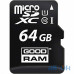 Карта пам'яті GOODRAM 64 GB microSDXC class 10 UHS-I + SD Adapter M1AA-0640R11 — інтернет магазин All-Ok. фото 1