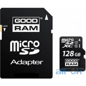 Карта пам'яті Goodram microSDHC/SDXC class 10 UHS-1 SD adapter 128Gb