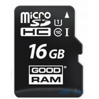 Карта пам'яті Goodram microSDHC/SDXC class 10 UHS-1 SD adapter 16Gb