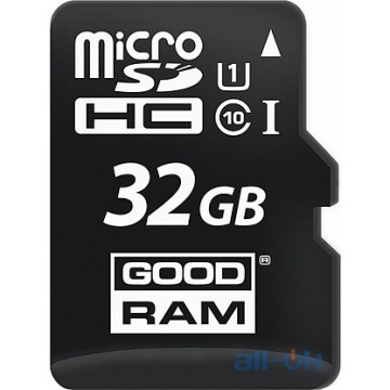 Карта пам'яті GOODRAM 32 GB microSDHC class 10 UHS-I