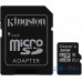 Карта пам'яті Kingston microSDHC/microSDXC class 10 UHS-I SD adapter 32Gb — інтернет магазин All-Ok. фото 1
