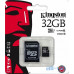 Карта пам'яті Kingston microSDHC/microSDXC class 10 UHS-I SD adapter 32Gb — інтернет магазин All-Ok. фото 2